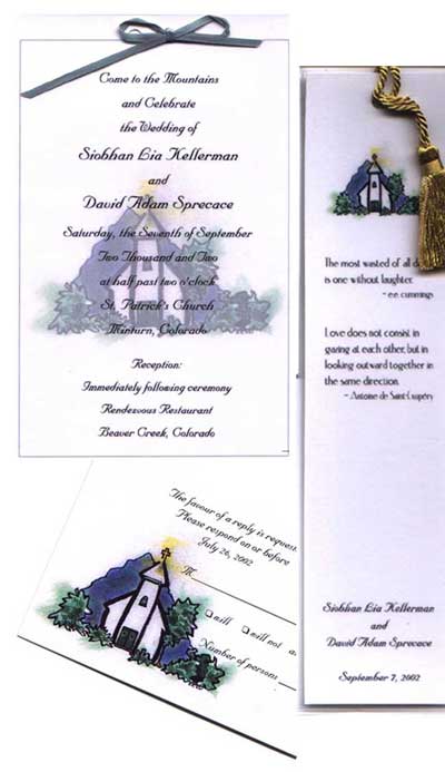 Sample Wedding Announcements on Wedding Cards Can Be Customized To Fit Your Theme